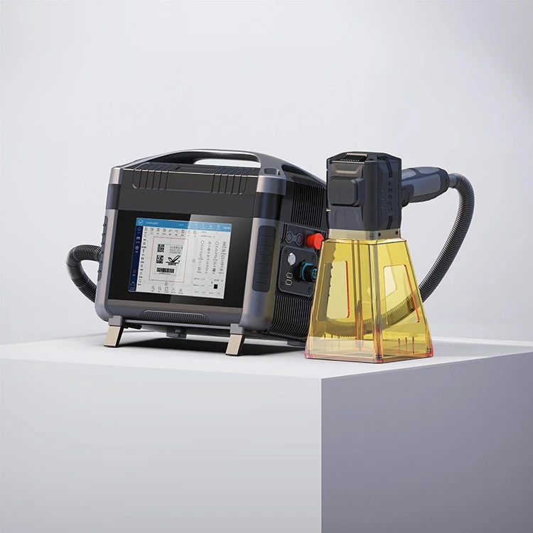 Industry-leading Handheld 30 Watts Laser Marking Machine Metal Sheet Marking, Auto Parts Engraving