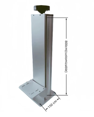 500mm 800mm 1200mm Travel Laser Marking Machine Stand|Justerbar højdesøjleløft til fiber- og CO2-lasermærkningsgravering