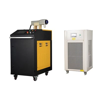 500W IPG bærbar Fiber Pulse Laser Cleaner til meget tyk gummi eller store forme