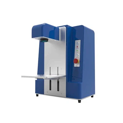 Blå farve 30W fiberlasergravør til metal